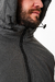 ARTICULO 131 CAMPERA BOMBER CON CAPUCHA Y TEJIDO EN CINTURA Y PUÑOS - comprar online