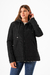 ARTICULO 1284 CAMPERA REVERSIBLE CON CAPUCHA Y ABERTURA LATERAL CON BROCHES - KABA LINE