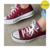 Zapatillas replica Converse Bordo