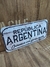 Chapa Republica Argentina