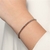 Bracelete torcido - banho ródio - comprar online