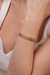 Pulseira malha relógio - banho ouro - shopgloow