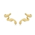 Brinco ear cuff curto orgânico
