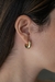 Brinco argola canoa média - banho ouro - shopgloow