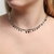 Colar choker elo piastrine - shopgloow