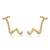 Brinco ear cuff orgânico