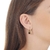 Brinco argola jota - banho ouro - comprar online