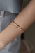 Bracelete nó - banho ouro - shopgloow