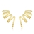 Brinco ear cuff zig zag
