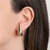 Brinco gota click - banho ouro - comprar online