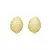 Brinco oval frisado