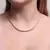 Colar cordão torcido na internet