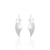 Brinco ear cuff curvas - banho ródio
