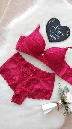 Lingerie Fênix Vermelho. Ref 740 na internet