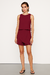 SHORTS SAIA ISIS VINHO BURGUNDY - comprar online