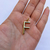 Pingente Letra F Dourado - comprar online