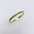 Bracelete Fino Verde Dourado 60mm na internet