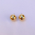 Brinco Esfera Dourado