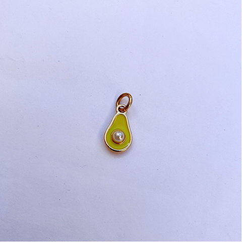 Pingente Mini Abacate Dourado