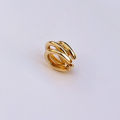 Piercing Fake Triplo Dourado