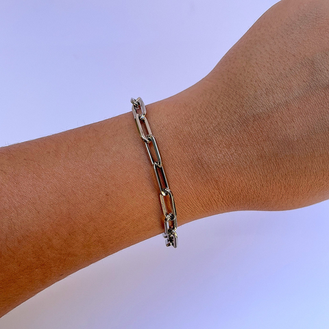 Pulseira Elos Cartier Prata 20cm