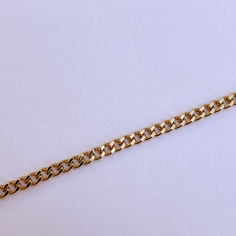 Tornozeleira Lis M 25cm Dourada