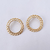 Brinco Redondo Corrente Dourado