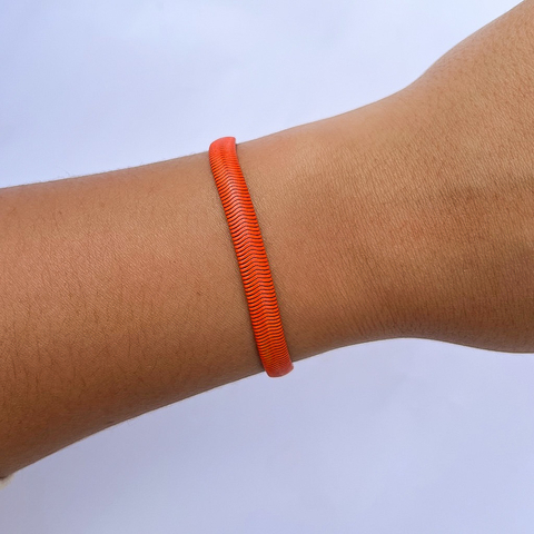 Pulseira Malha Laranja