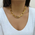 Colar Elos GG Dourado - hannahacessorios