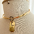 Choker Placa Bicolor c/placa Personalizada