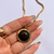 Colar Boho Redondo Marrom na internet