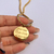 Colar Boho Redondo Marrom - comprar online