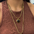 Colar Boho Redondo Marrom - loja online