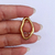 Brinco Valentina Vazado Dourado - comprar online