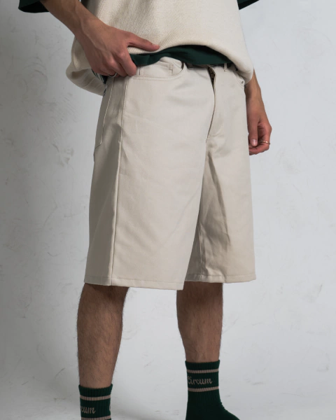 BERMUDA GABARDINA CRUDO