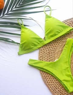 biquíni basic lyly verde lima - comprar online