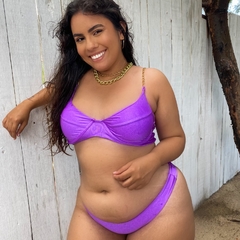 Meia taça Ely lilás - Dipimenta moda praia 