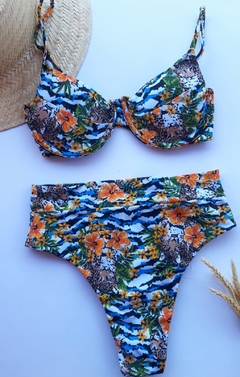 meia taça ely estampado