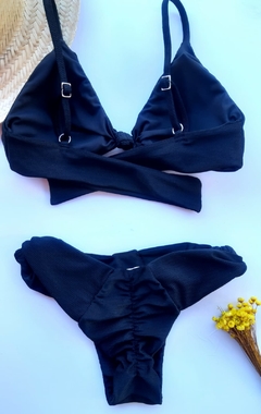 biquini nó texturizado preto - comprar online