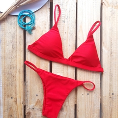 biquini basic fita vermelho