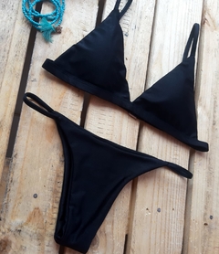 biquini basic fita Preto