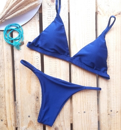 biquini basic fita azul marinho