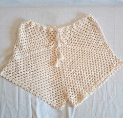Short crochê cru na internet