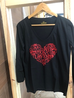 Remera Love Corazon