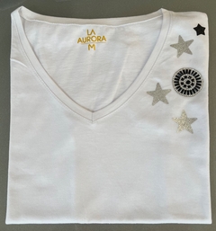 Remeras estrellas intervenida