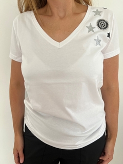 Remeras estrellas intervenida - comprar online