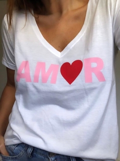 Remera Amor Corazón Rojo - comprar online