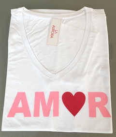 Remera Amor Corazón Rojo