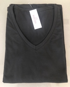 Remera Básica cuello en V manga larga - La Aurora