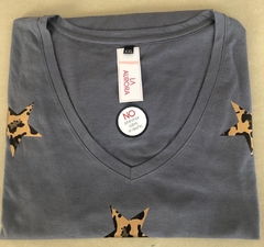 Remera Estrellas animal print en internet